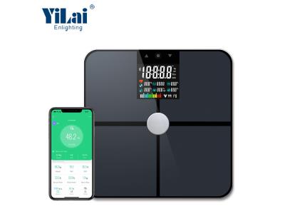 Colorful VA display smart scale heart rate function Ailink APP control bluetooth scale