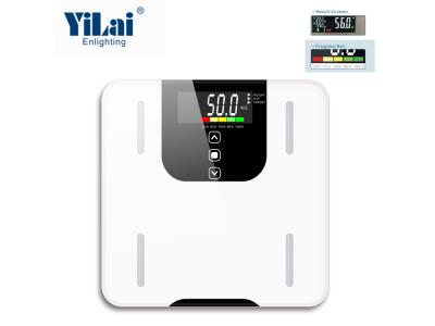 Smart body fat scale with 5 degree progress  color bars fashion design body weighing scale