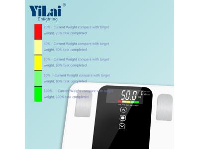 Zhongshan factory wholesale 180kg electronic scale with color indication bathroom scale