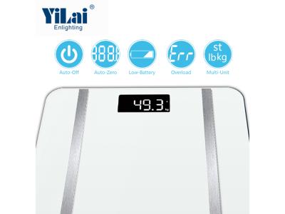 Yilai digital bluetooth bmi composition body fat samrt bluetooth scale with app