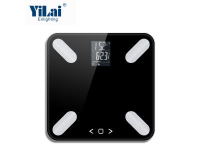 Magic illumination button weight scale with backlight display 7 in 1 body analysis scale