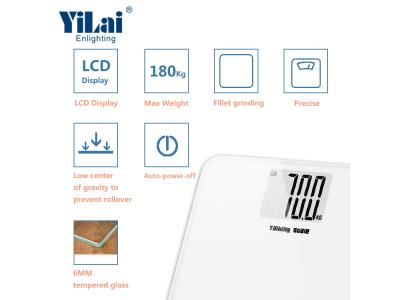 Talking voice big lcd display body weighing scale