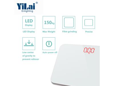 Mini portable 180kg super white color body scale