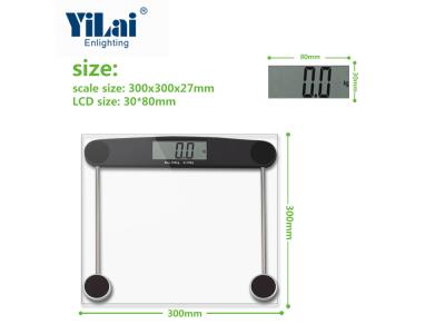 180kg transperant tap on body weighing scale