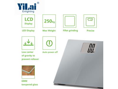 XLL big LCD display body weighing scale