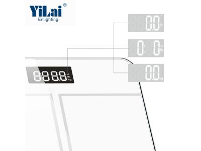 Yilai CE/RoHS approvel electronic Smart scale ITO tempered glass 180kg Bluetooth  scale