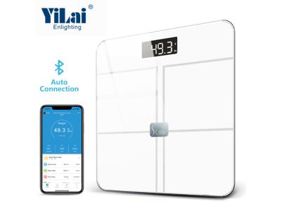 Yilai CE/RoHS approvel electronic Smart scale ITO tempered glass 180kg Bluetooth  scale