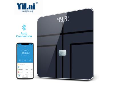 Yilai CE/RoHS approvel electronic  ITO tempered glass 180kg Smart Bluetooth scale