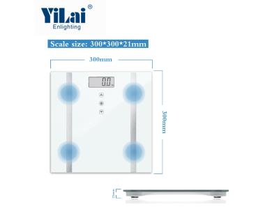 Yilai golden size body composition BMI scale body fat measurement scale 