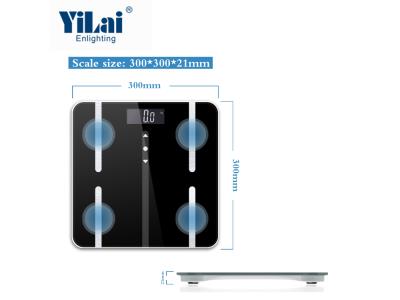 High accurate Yilai golden size  body composition BMI scale body fat measurement scale 