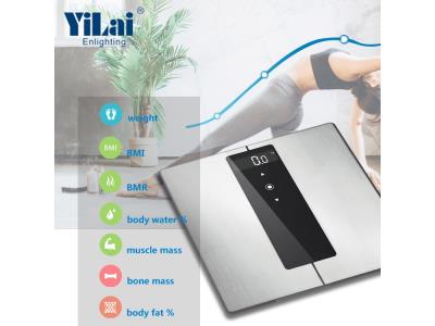 Stainless steel platform  body composition BMI scale body fat measurement scale 