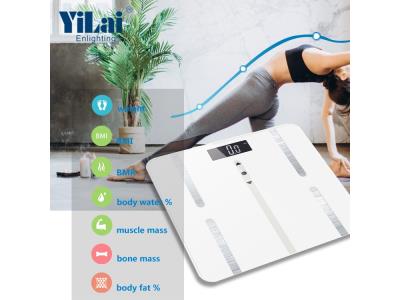 High accurate Yilai golden size  body composition BMI scale body fat  scale body analyser