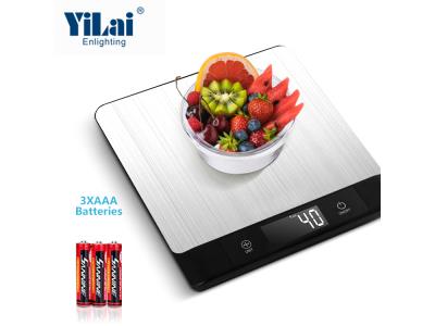 5KG Stainless Steel PLatform LCD display Kitchen Scale