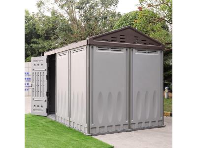 High-density Polyethylene Garden Sheds -3 room