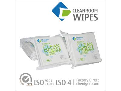 100% Polyester Lint-Free Wipers Knitted Cleanroom Wipes