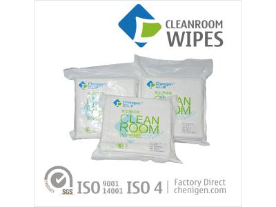 Soft Polyester-Nylon Microfiber Blend Knitted Cleanroom Wipes