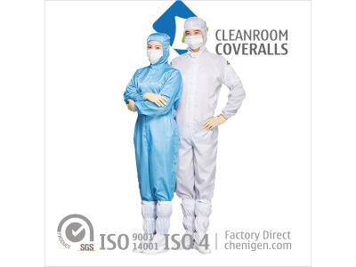Cleanroom Apparel ESD Coveralls Bunny Suits