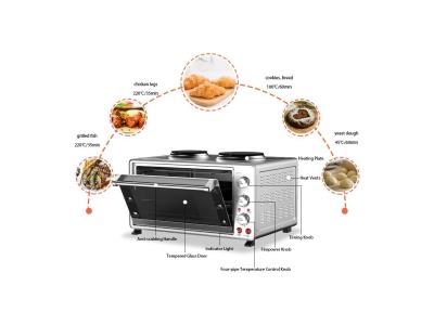 ECO-8045O Commercial Kitchen Bread Pizza Cake Baking Electric Convection Baker Oven