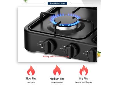 Commercial Restaurant Kitchen Appliance 4 Burners Cooker Gas Range Stove