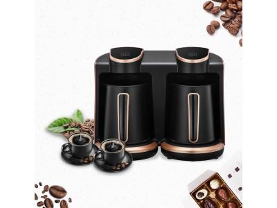 Factory Wholesale Portable Automatic Double Cups Coffee Maker Pot Turkish Coffee Kettle