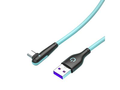 90 ° angle data cable liquid silicone fast charging cable applicable mobile phone