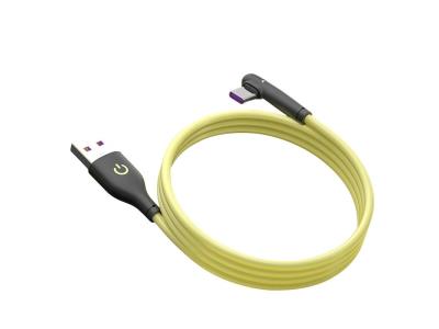 90  angle data cable liquid silicone fast charging cable applicable mobile phone