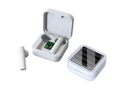 Solar charging Mini Bluetooth 5.0 digital display Bluetooth earphone