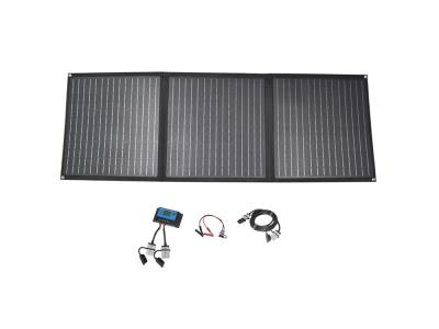 Folded fabric solar panel kit easy carry for camping
