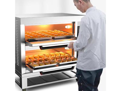 Vigevr Manufacturer Commercial Electric Gas Deck Bread Baking Machine Bakery Oven Prices