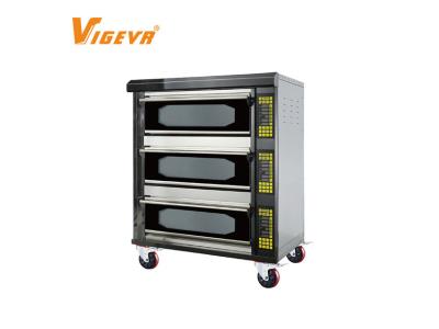 Industrial Bakery Machine Cake Bread Pizza Baking professional bakery oven 3 Deck Gas Oven