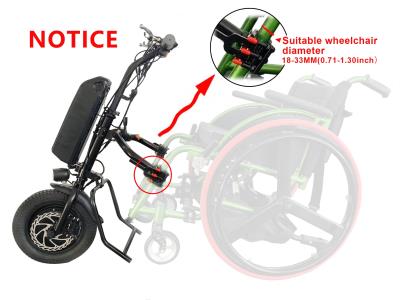 cnebikes 36v 500w electric handcycle wheelchair attachment handbike for disabled