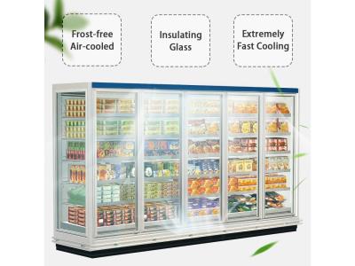 Commercial Drink Vegetable Fruit Open Showcase Display Cooler Refrigerators Open Chiller