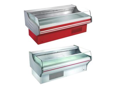 Supermarket Fresh Meat Display Cabinet Meat Serve Over Counter Cooler