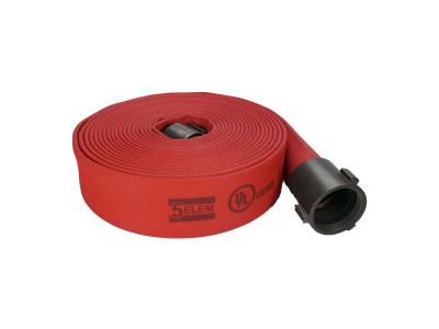 Red Customized EPDM Rubber Lined Single Jacket Hose Firefighting Attack Hose