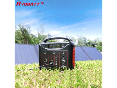 600Wh Portable Power Station LiFePO4 Battery Backup 220V 500W Pure Sine Wave AC Outlets