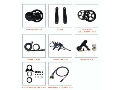 Ebike conversion Kit Bafang 8fun motor 48V 750W BBS02 mid motor kit for electric bikes