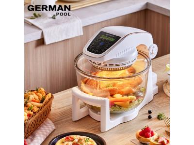 See-through glass air fryer