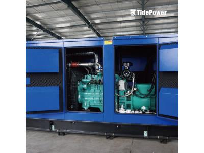 Tide Power Gas Generator with Canopy
