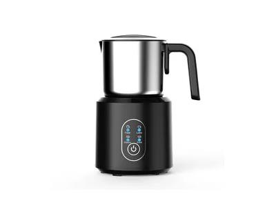 Stainless steel automatic electric milk frother as coffee maker