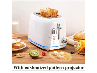 High-Tech projector toaster for sandwich bread breakfast bread