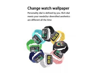 Best price sport record D20 Y68 smart watch customize mobile phone wrist smart watch