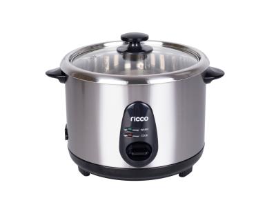 1.8Lstainless steel straight body rice cooker with stainless steel inner pot