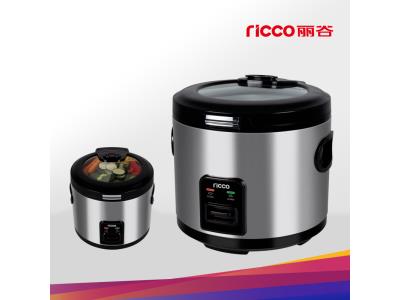 10CUPS deluxe rice cooker with see-through glass lid