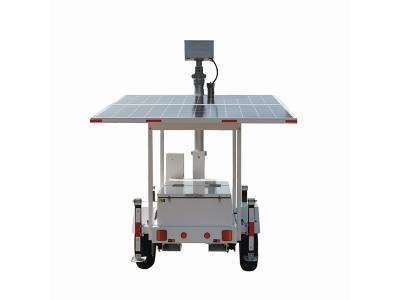 Biglux solar surveillance tower for parking lot 