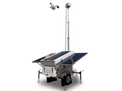 No fuel solar mobile security trailer for apartment