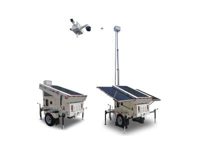 No fuel solar mobile security trailer for apartment