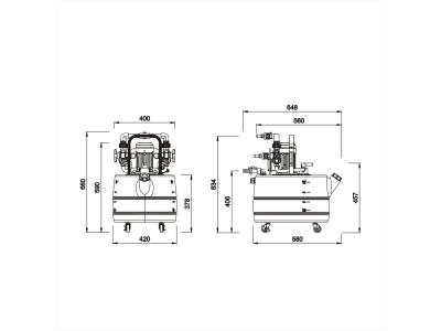 40L power flushing pump