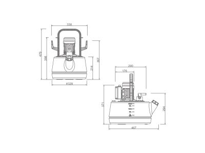 Automatic descaling pump