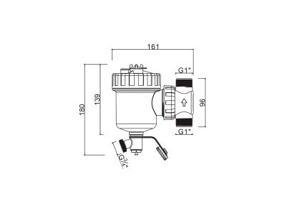 magnetic dirt separator