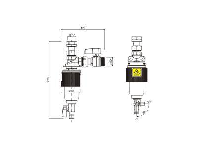 magnetic dirt separator